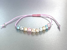 Load image into Gallery viewer, Tibetan Agate - Pastel Hues perfect Girly Girl gift with pink cotton thong
