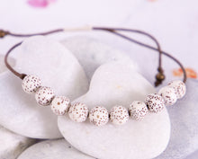 Load image into Gallery viewer, Lotus Seed or Bodhi Bead Bracelet for mindfulness, meditation, calming and anxiety relieving
